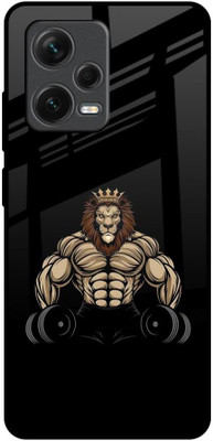 Hocopoco Back Cover for Redmi Note 12 Pro 5G(Black, Grip Case, Pack of: 1)