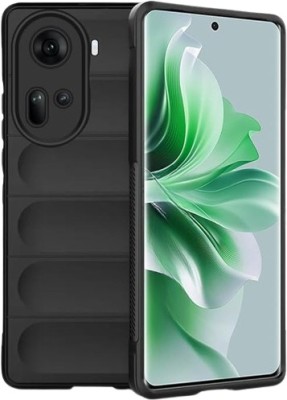 A3sprime Back Cover for OPPO Reno11 Pro 5G, |Soft TPU Shockproof with Drop Protective Case|(Black, Camera Bump Protector, Silicon, Pack of: 1)