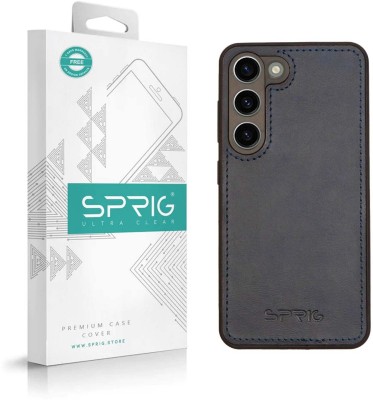 Sprig Matte Leather Back Cover for SAMSUNG Galaxy S23 5G, Samsung S23 5G, Galaxy S23 5G, S23 5G(Blue, Hard Case, Pack of: 1)