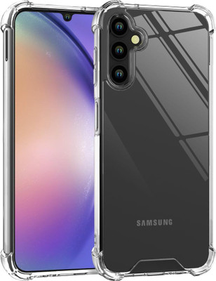 COVERLINE Back Cover for Samsung Galaxy M54 5G / Samsung Galaxy F54 5G ClearTransparent Bumper Case(Transparent, Shock Proof, Silicon, Pack of: 1)
