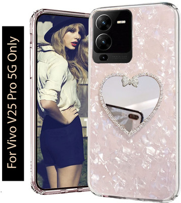 KC Back Cover for Vivo V25 Pro 5G(Pink, Silicon, Pack of: 1)