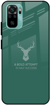Hocopoco Back Cover for Redmi Note 10S(Green, Grip Case, Pack of: 1)