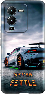 printwhiz Back Cover for Vivo V25 Pro(Black)