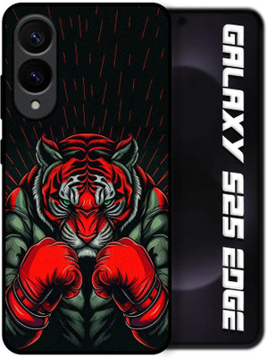 Qrioh Hybrid Back Cover for Samsung Galaxy S25 Edge 5G(Black, Grip Case, Pack of: 1)