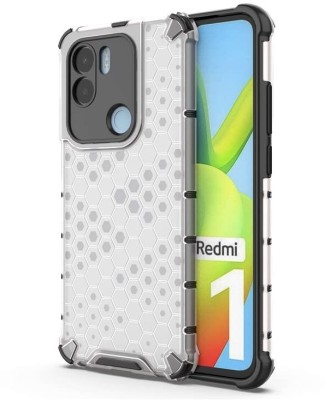 RUNICHA Back Cover for Poco C50, Redmi A1 Plus(Transparent, Shock Proof, Pack of: 1)