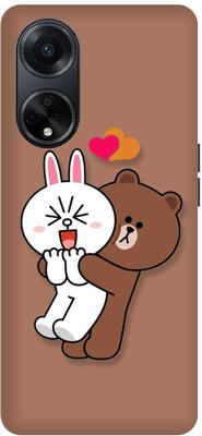 play fast Back Cover for OPPO F23 5G, CPH2527, TENOR, LOVE, COUPLE(Brown, Hard Case, Pack of: 1)