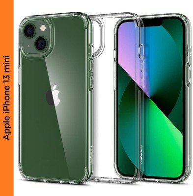 Spigen Ultra Hybrid Back Cover for Apple iPhone 13 mini(Transparent, Flexible, Pack of: 1)