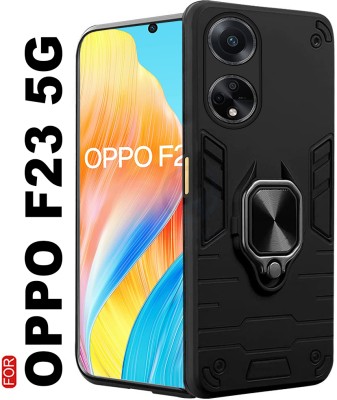 AESTMO Back Cover for Oppo F23 5G(Black, Rugged Armor, Pack of: 1)