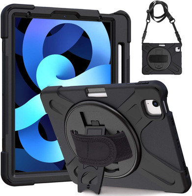 SmartPoint Front & Back Case for iPad 10.9 inch Case iPad 10th Generation Case (2022)(Black, Pack of: 1)