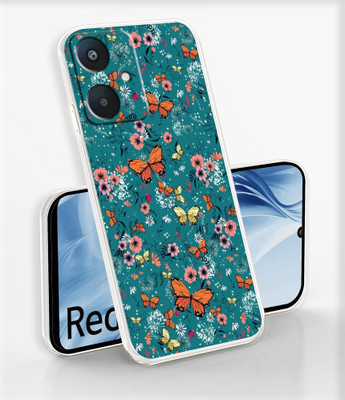 mobom Back Cover for Redmi Mi 13C 5G(Multicolor, Dual Protection, Silicon, Pack of: 1)