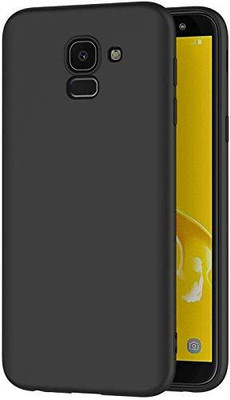 VISHRN Back Cover for Samsung Galaxy J6(Black, Grip Case, Silicon, Pack of: 1)