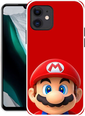play fast Back Cover for Apple iPhone 12, MGJF3HN/A, SUPER, MARIO, BROS, GAME(Red, Flexible, Silicon, Pack of: 1)