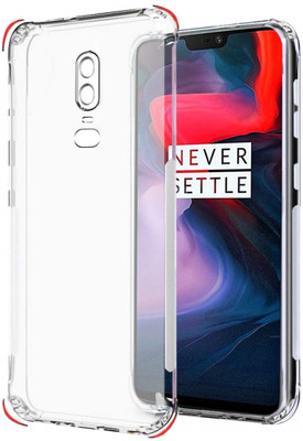 ZAMN Back Cover for OnePlus 6(Transparent, Silicon, Pack of: 1)