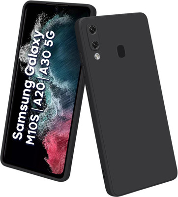 Vshop Back Cover for Samsung Galaxy A20 / A30 / M10s(Black, Flexible, Silicon, Pack of: 1)