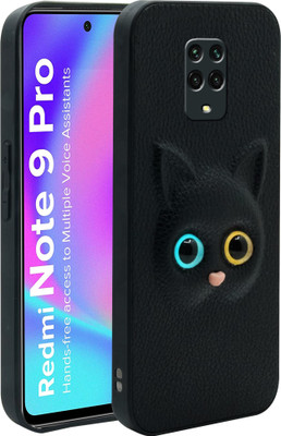 SMARTPOCKET Back Cover for Mi Redmi Note 9 Pro, Pro Max, Poco M2 Pro, Redmi Note 10 Lite(Black, 3D Case, Pack of: 1)