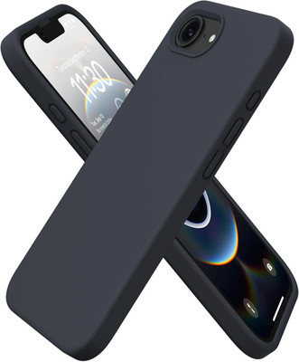 VONZEE Back Cover for iPhone 16E 6.1-Inch, Silky-Soft Full-Body Protective Phone Case, Shockproof Cover(Grey, Shock Proof, Silicon, Pack of: 1)