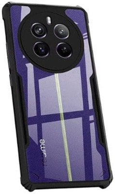 Mobtech Bumper Case for Realme 12 Pro 5G, Realme 12 Pro Plus 5G Back cover(Black, Transparent, Grip Case, Pack of: 1)