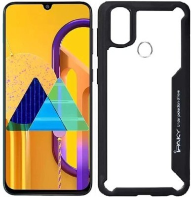 Phone Case Cover Back Cover for SAMSUNG GALAXY M30S, SAMSUNG GALAXY M21(Black, Grip Case, Silicon, Pack of: 1)