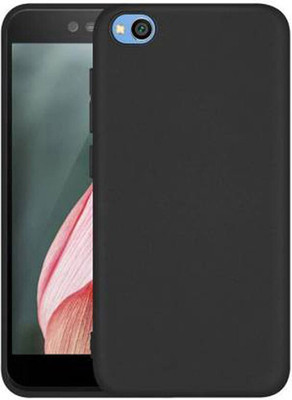 Stunny Back Cover for Redmi GO(Black, Grip Case, Pack of: 1)