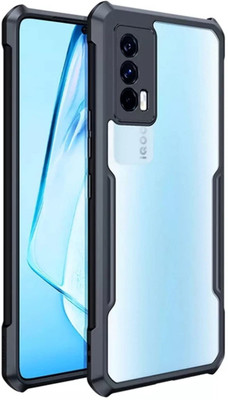 Mersal Back Cover for IQOO 7 5G: :Gloss Finish Boom TPU(Black)