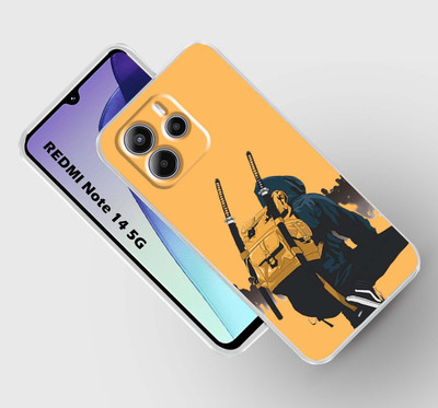 Retroart Back Cover for Redmi Note 14 5G(Multicolor, Dual Protection, Silicon, Pack of: 1)