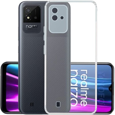 Casotec Back Cover for Realme Narzo 50i 4G(Transparent, Silicon, Pack of: 1)