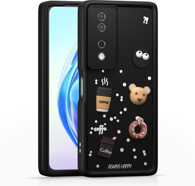 Pikkme Back Cover for Honor X7b 5G(Black, Grip Case, Pack of: 1)