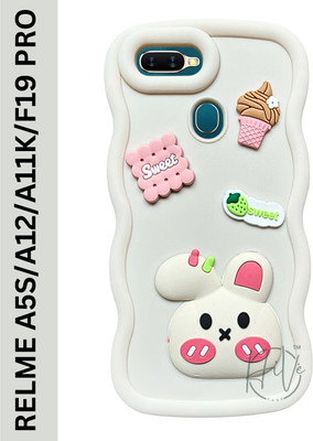 Hive Back Cover for Oppo A5S, Oppo A11K, Oppo A12, OPPO F9 Pro(White, Grip Case, Silicon, Pack of: 1)