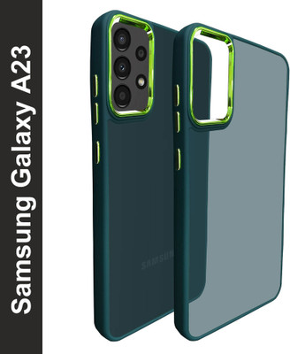 Artistque Back Cover for Samsung Galaxy A23(Green, Matte Finish, Pack of: 1)