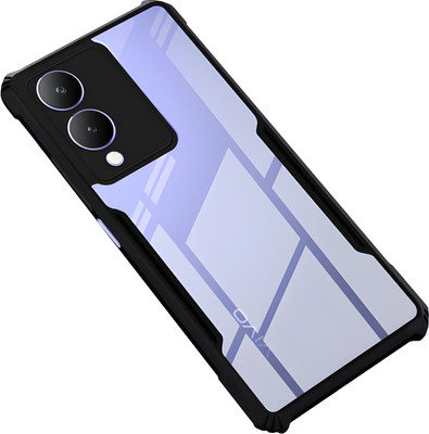Foncase Back Cover for vivo y17s, Vivo Y28 5G back cover case(Transparent, Camera Bump Protector, Pack of: 1)