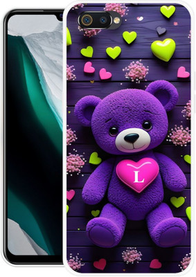 VS PRINT LINK Back Cover for Realme C2,RMX1941, L LETTER,L NAME,L WORD,L ALPHABET(Blue, Flexible, Silicon, Pack of: 1)