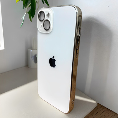 ICONICMOBILE Back Cover for APPLE IPHONE 14(White, Camera Bump Protector, Pack of: 1)