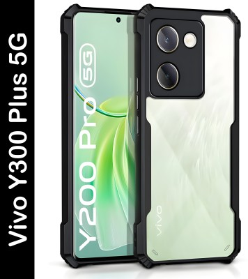 AIZLO Back Cover for vivo Y200 Pro 5G, Vivo Y300 Plus 5G(Black, Camera Bump Protector, Pack of: 1)