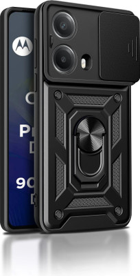 GLOBAL NOMAD Back Cover for MOTOROLA moto G34 5G(Black, Rugged Armor, Pack of: 1)