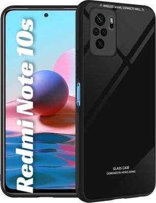 Nice Assoseries HUB Back Cover for Mi Redmi Note 10, Mi Redmi Note 10s(Black, Grip Case)