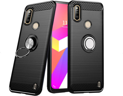 Unistuff Back Cover for Lava Z3(Black, Rugged Armor, Pack of: 1)