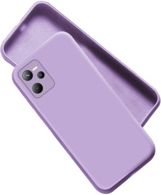 Artistque Back Cover for Realme Narzo 50A(Purple, Matte Finish, Silicon, Pack of: 1)