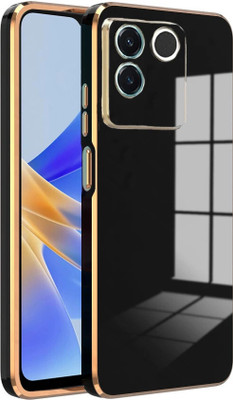 Micvir Back Cover for Vivo T2 Pro 5G(Black, Silicon, Pack of: 1)