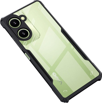 KRBL Back Cover for iQOO Z9 Lite 5G / Vivo Y28S 5G / Vivo T3 Lite 5G / Vivo Y18 4G / Vivo Y18e 4G(ipk)50(Black, Camera Bump Protector, Pack of: 1)