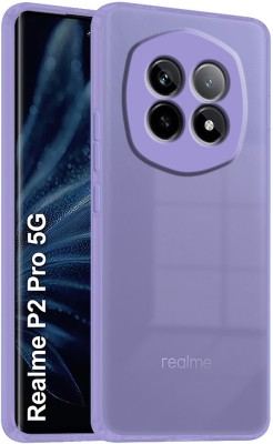 Casotec Back Cover for Realme P2 Pro 5G(Transparent, Purple, Silicon, Pack of: 1)