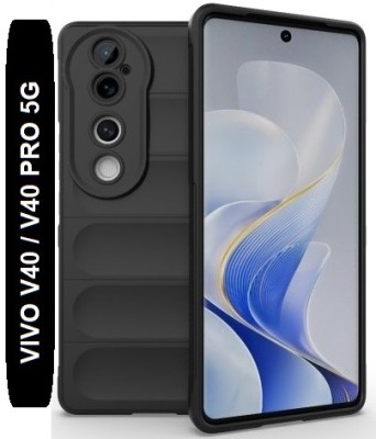 KWINE CASE Back Cover for Vivo V40 5G(Black, Matte Finish, Pack of: 1)