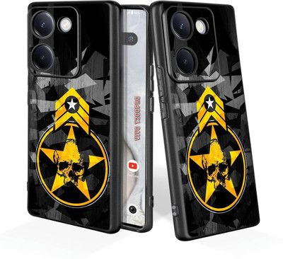 CLASSYPRINT Back Cover for Vivo Y200 Pro 5G, Vivo Y300Plus(Black)