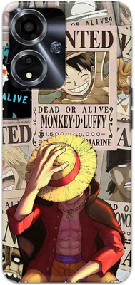 NDCOM Back Cover for OPPO A59 5G Anime One Piece Wanted Luffy Printed Hard Case(Multicolor, Hard Case, Pack of: 1)