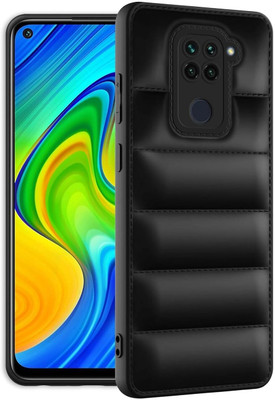 Micvir Back Cover for Mi Redmi Note 9(Black, Camera Bump Protector, Pack of: 1)