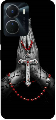 DIKRO Back Cover for vivo T2x 5G, V2253, JESUS, CROSS, GOD, CHRIST(Black, Hard Case, Pack of: 1)