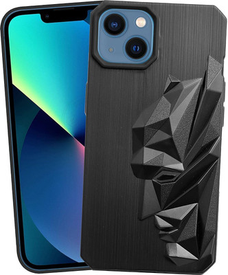 Rwm Back Cover for iPhone 13 Batman Soft Back Silicone 3D Cute(Black, Grip Case, Pack of: 1)