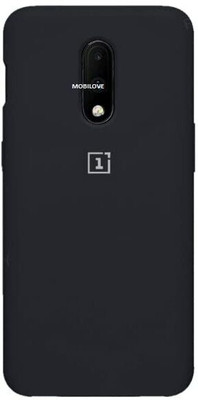 MVMS Back Cover for OnePlus 7(Black, Shock Proof, Silicon, Pack of: 1)