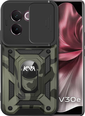 Kapa Back Cover for Vivo V30E (5G)(Black, Shock Proof, Pack of: 1)