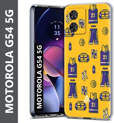 Adrenex Back Cover for Motorola G54 5g, Motorola MOTO g54 5G(Blue, Yellow, Grip Case, Silicon, Pack of: 1)