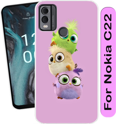 Hostprint Back Cover for Nokia C22(Multicolor, Flexible, Silicon, Pack of: 1)